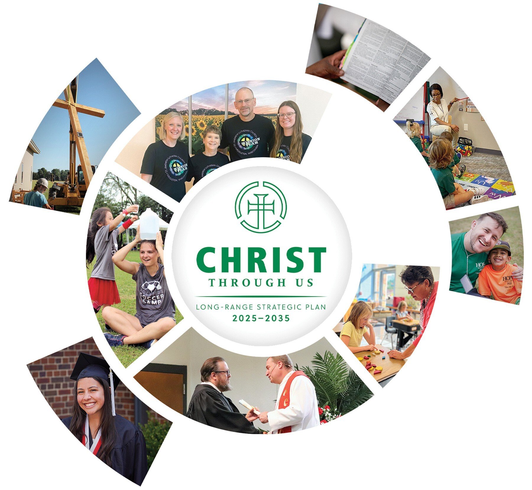 Christ through us calling graphic